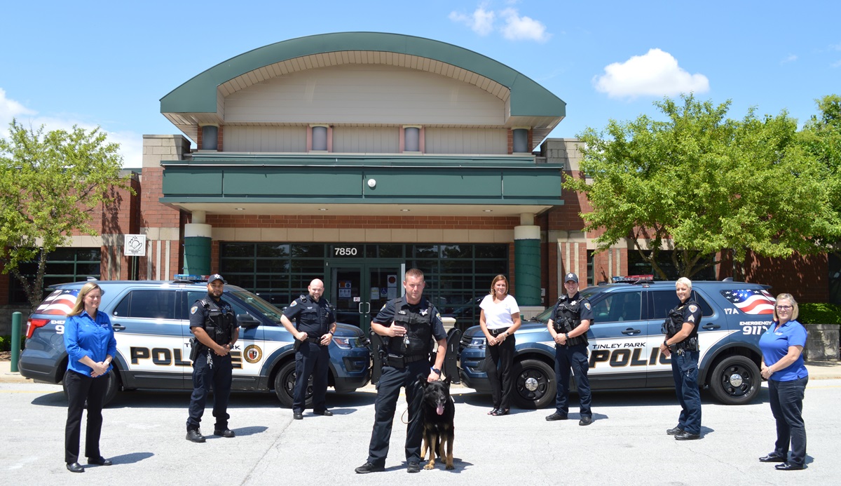 Police Outside Station